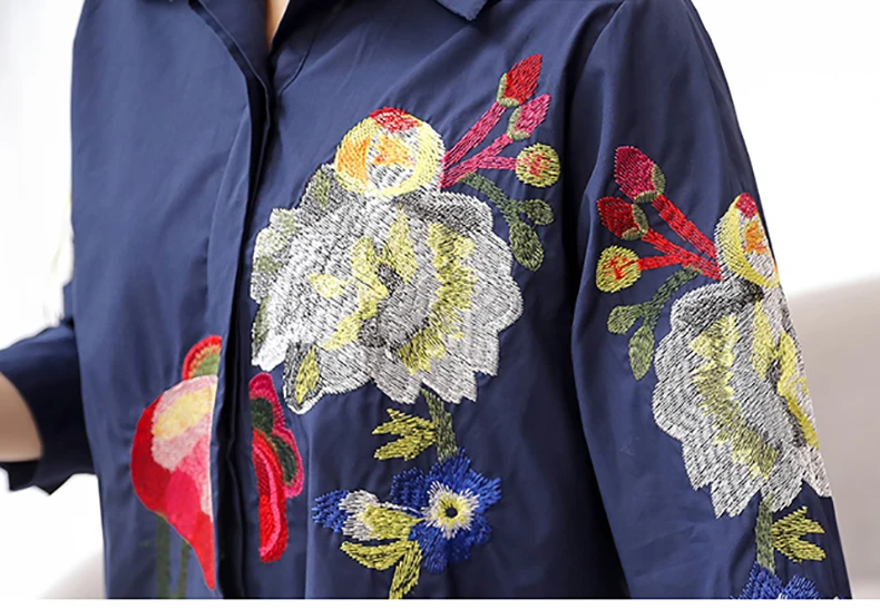 Women Blouse Embroidery Chinese Stlye Plus Size Blusa Feminina Summer Top Chemise Femme Tops Shirt Harajuku Womens Blouses (15)