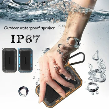 

Gosear Portable Waterproof Outdoor Handsfree Wireless Bluetooth Subwoofer Speaker Loudspeaker with Bicycle Mounting Bracket