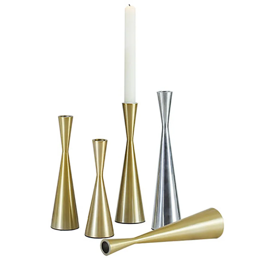 

Simple Modern Candle Holders Gold Home Decorative Lanterns Candles Christmas Weeding Decoration Candlestick Christmas WZF098