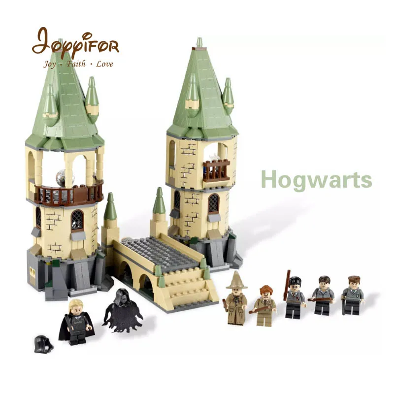 

Joyyifor Harry Potter Movie Series Hogwarts Castle Defense War with Legoingly Building Blocks Bricks Kits Model Toys