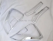 HOT!ABS rear taillight lamp cover trims 4pcs for Honda FIT JAZZ 2014 2015