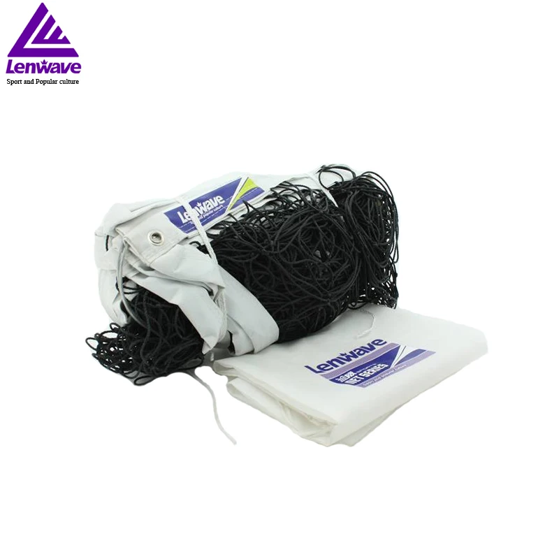 2016 جديد جودة عالية كرة طائرة للبحر صافي إكسسوارات رياضية Lenwave العلامة التجارية الأسود الكرة الطائرة صافي شحن مجاني