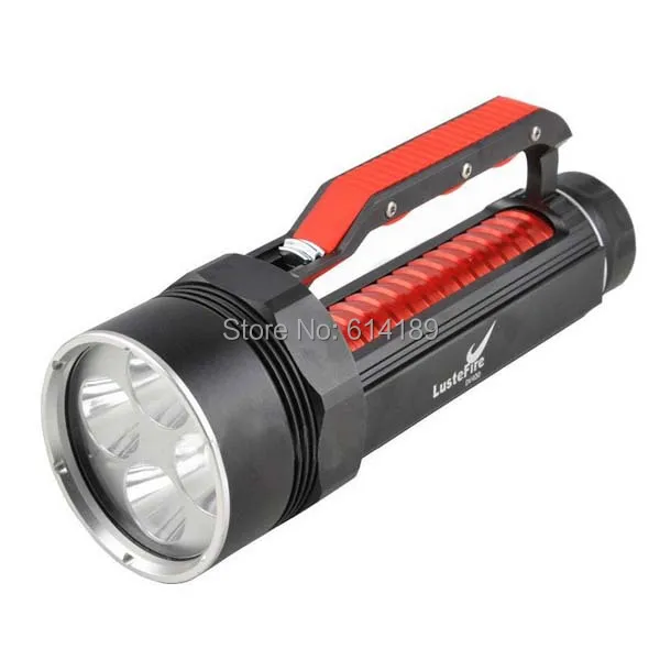 Лустфире DV400 4xcree XM-L2 4800 люмен безэлектродная лампа для магнетронного светодиодный фонарик Дайвинг(2x26650