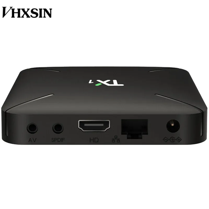 VHXSIN 2 шт./лот TX1 Allwinner H3 TV Box Android 7 1 Smart Гб ram 8 rom Quad Core 3D 4K Поддержка H.265|ТВ-приставки и