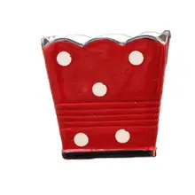 Точечный узор керамический s цветочный горшок портативный мини Цветочная корзина Настольная Ваза Свадебные украшения для дома керамическая ваза