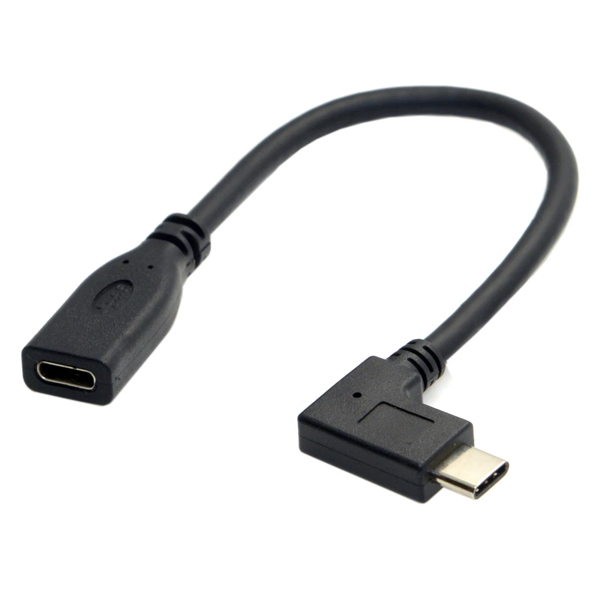 20cm 90 Degree Right Angled USB-C USB 3.1 Type C Extension Data Cable for Tablet
