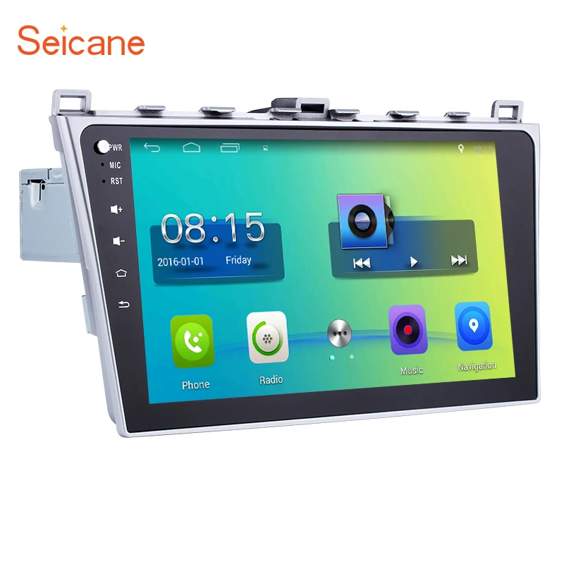 

Seicane Android 6.0 10.1" Multimedia Radio Stereos Bluetooth GPS System For 2008 -2010 2011 2012 2013 2014 2015 Mazda 6 Rui wing