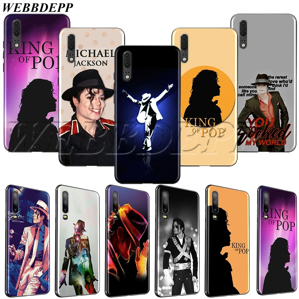 

WEBBEDEPP michael jackson singer TPU soft case for Honor 6A 7A 7C 7X 8 8X 8C 9 10 Lite Pro Note