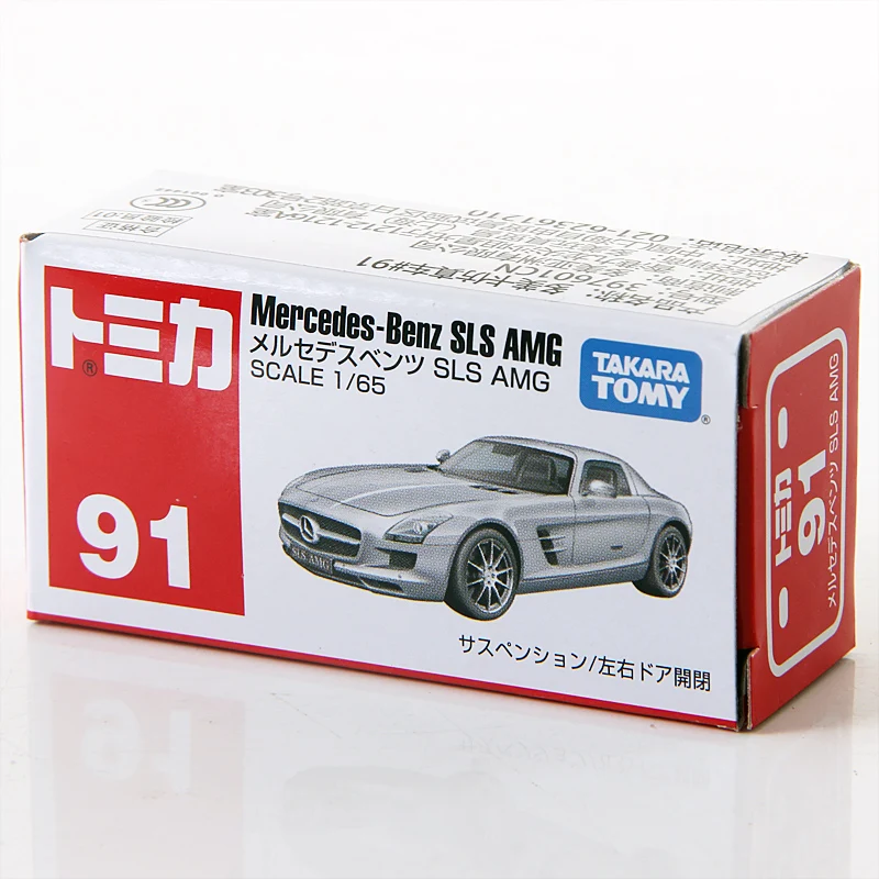 Takara Tomy Tomica 1/65 Mercedes Benz SLS AMG спортивный автомобиль металлический литой модель