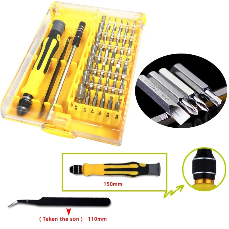 

45 in 1 Torx Precision Screwdriver Set For Mobile Phone Laptop PC Repair Tool Kit EM88