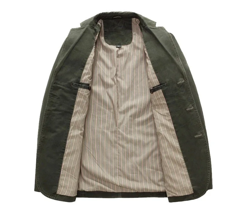 2018 spring Men 100% cotton casual blazer men's brand military jacket blazers mens suit coat male blazer masculino jackets