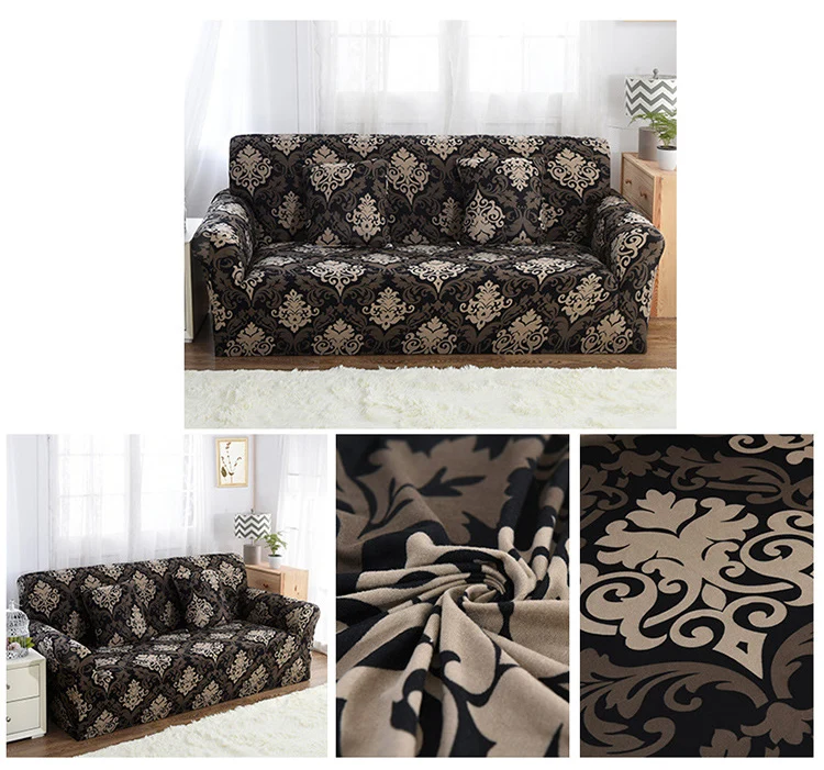 Slipcovers диван цветочный узор плотный обёрточная секционный эластичный Полный Чехол для дивана один/два/три/четыре seat61