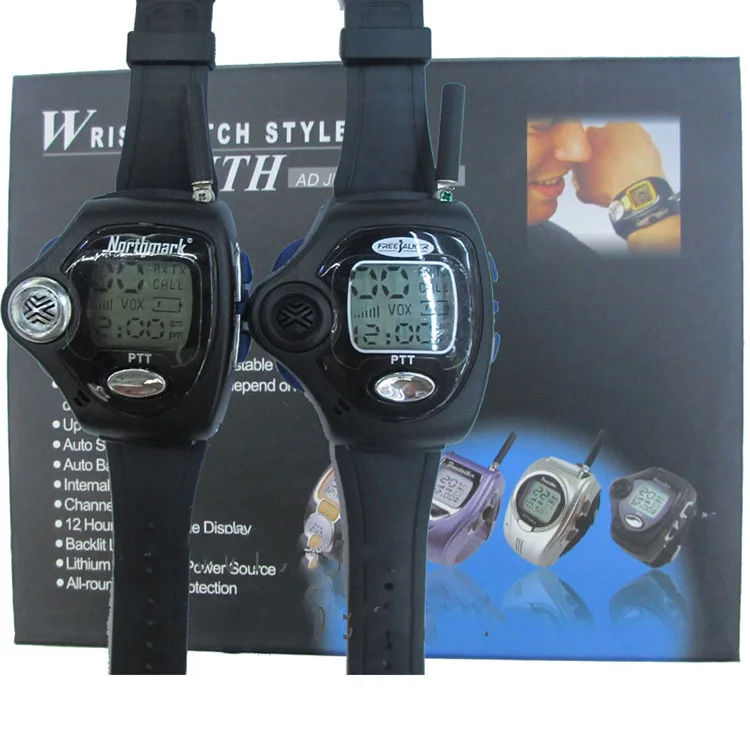 1 par de relojes de pulsera digitales, de pulsera con RD-820, Walkie Ham, Radio interfono, Radio bidireccional VOX - AliExpress