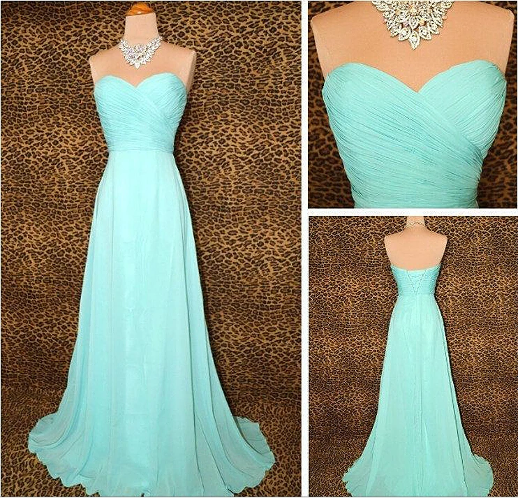 Dress 2015 Free Shipping Vestido de Casamento Real Picture Cheap A Line Blue Chiffon Women Evening Dresses Long | Свадьбы и