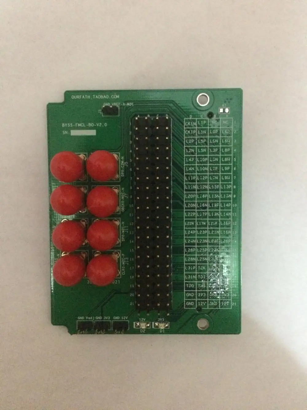 

For FMC LPC expansion board, plate pin, SMA expansion board, debugging adapter BYSS-FMCL-BO