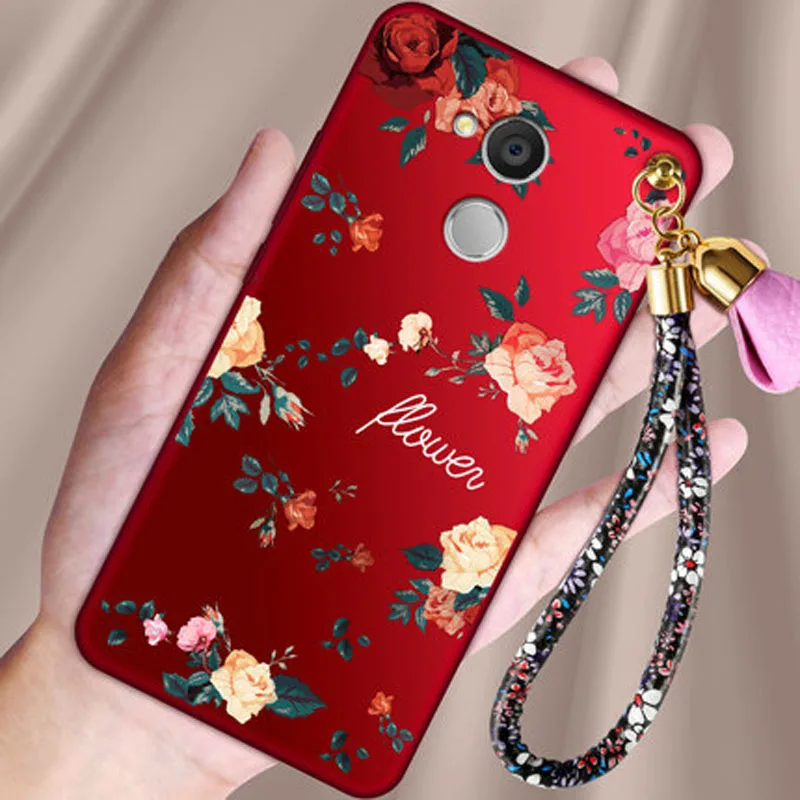 5 &quotМода Цветочный чехол для huawei Honor V9play V9 играть JMM-AL00 мягкий Крышка полное