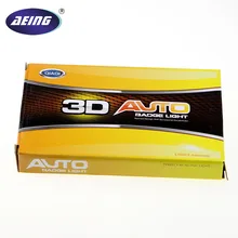 Aeing 1 * стайлинга автомобилей белый/красный/синий 3D светодиодные наклейка спереди/Хвост логотип сзади свет знак лампы Эмблема Стикеры для toyota/Hyundai/VW/ford