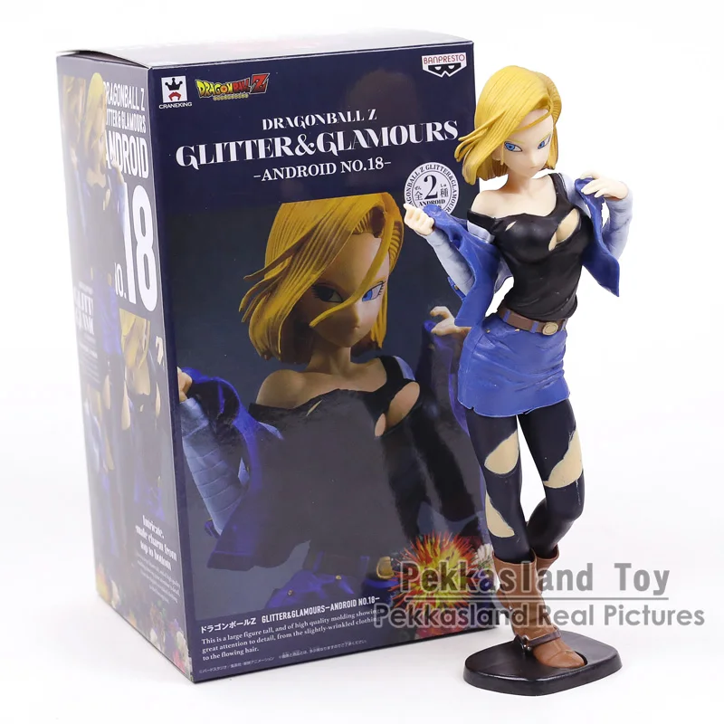 

Dragon Ball Z Glitter & Glamours Android NO.18 PVC Figure Collectible Model Toy 2 Colors 25cm
