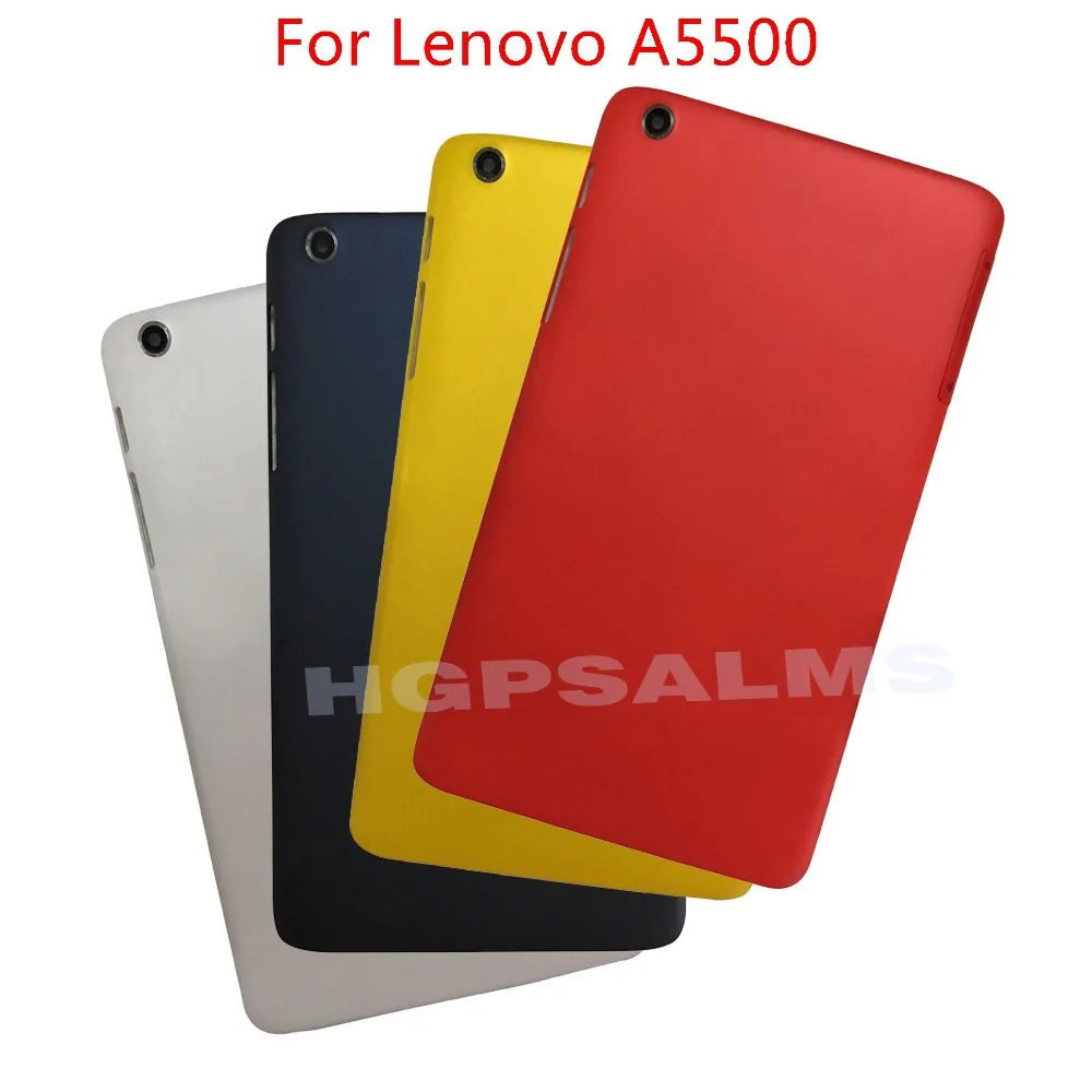 Le022 4 colors For Lenovo A5500 Battery Door Case Metal Back Cover Housing Replacement Parts with Camera Glass (3)