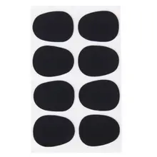 40 шт. Alto/тенор-саксофон накладки для мундштука колодки подушки черный- 0,8 мм