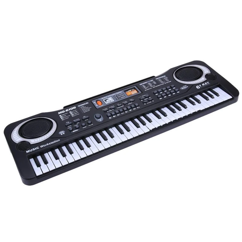  61 Keys Digital Music Electronic Keyboard Key Board Electric Piano Children Gift Eu Plug