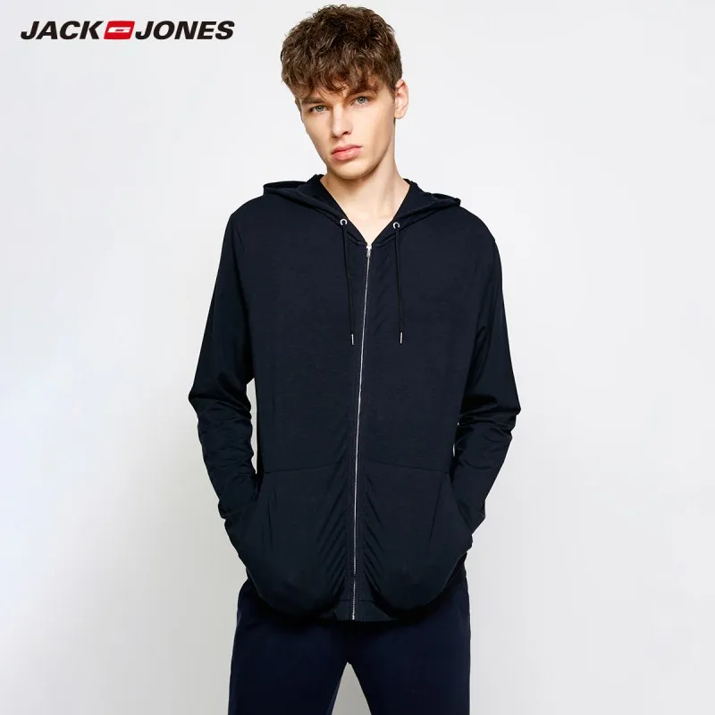 JackJones мужской светильник с капюшоном свитер тонкий пуловер Топ Домашняя одежда 2183HE503