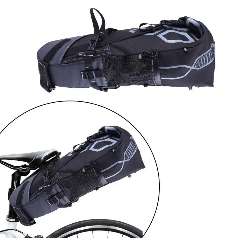 Top B-SOUL 10L Foldable Waterproof 10L Bike Saddle Bag Large Capacity Tail Rear Cycling Bicycle Bag MTB Trunk Pannier Cycle Bag 2 Top B-SOUL 10L Foldable Waterproof 10L Bike Saddle Bag Large Capacity Tail Rear Cycling Bicycle Bag MTB Trunk Pannier Cycle Bag 2