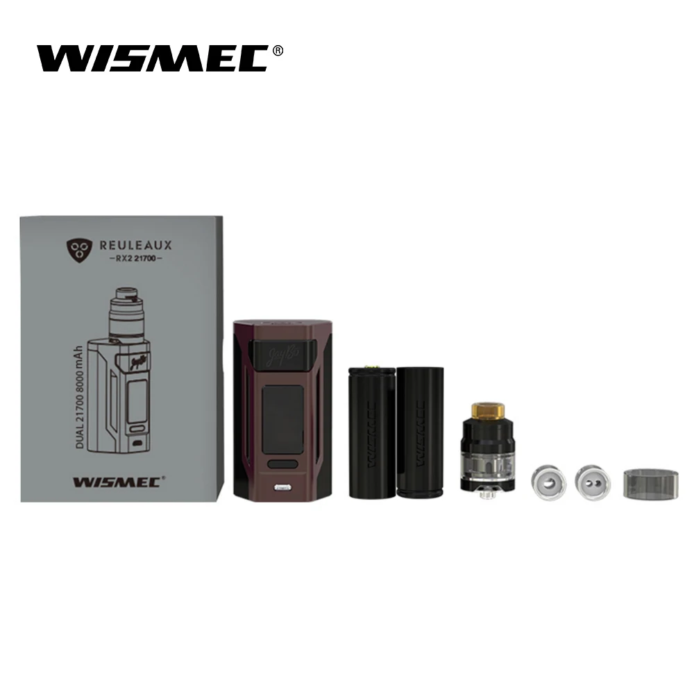 Оригинал 230 Вт Wismec Reuleaux RX2 21700 с полным комплектом GNOME выходной мод бокс баком