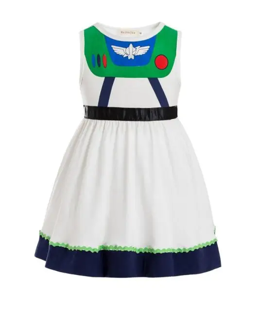 baby girl doll skirt Jessie Costume Child buzz Costume Cowgirl Jessie Tunic Tank dress toddler dresses bo peep buzz lightyear alien forky dress girls skirt for baby girl Dresses