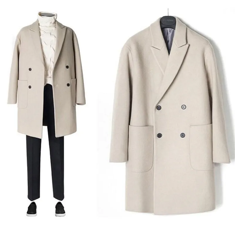 2019 New Men Windbreaker Mens Trench Coat Men Coat Casual Jacket Fashion Brand Clothing Men's Wool Trench Coat Long For men 2019 New Men Windbreaker Mens Trench Coat Men Coat Casual Jacket Fashion Brand Clothing Men's Wool Trench Coat Long For men