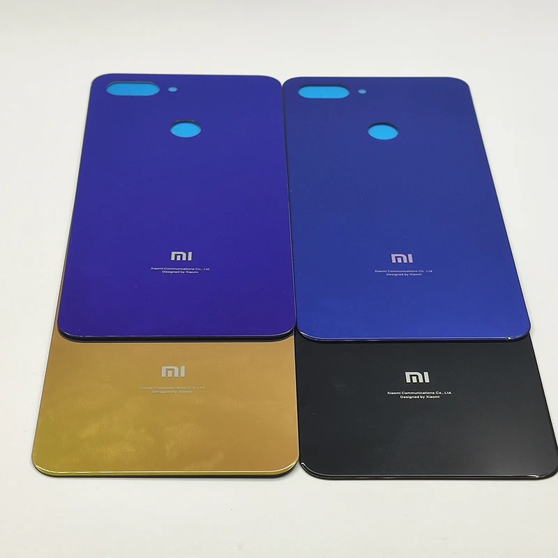 Xiaomi Mi 8 Lite стеклянный чехол задняя крышка батареи задняя дверь защитная крышка корпуса запасная часть для Xiaomi Mi 8 Lite