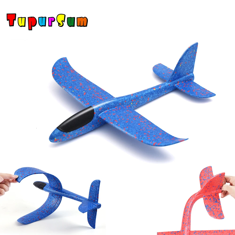 

EPP Foam Hand Throw Airplane Flying Outdoor Launch Glider Model Party Bag Fillers Plane Kids Gift Toy 38CM Interesting Toys Gam