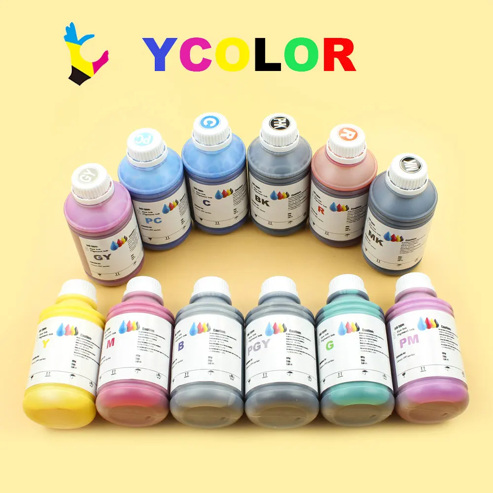

Fast shipping !!! 500ML/Bottle Waterbased Dye ink for Canon IPF 8100 8110 9100 9110 printer for Canon PFI 701 702 cartridge