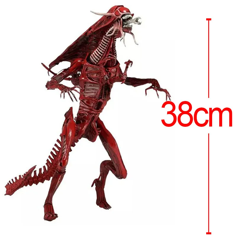

15" 38cm High-quality Aliens Predator NECA Xenomorph Alien Red Queen Mother PVC action Figure Doll Collectible Model toys