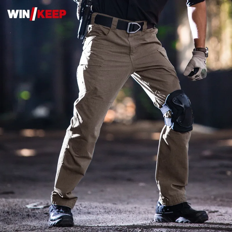 La ciudad de táctica de carga pantalones de hombres de combate militar del ejército pantalones 2019 algodón senderismo Trekking hombre de pesca pantalones impermeable ropa deportiva La ciudad de táctica de carga pantalones de hombres de combate militar del ejército pantalones 2019 algodón senderismo Trekking hombre de pesca pantalones impermeable ropa deportiva