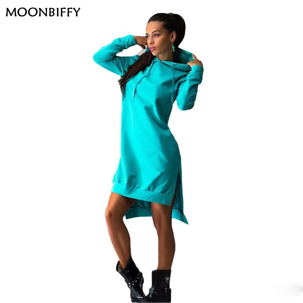 

Women Pockets Pullover Svitshot 2017 Sexy Bts Tracksuit Hoodies Sweatshirt Female Slim Hoody Dress Casual Vestidos