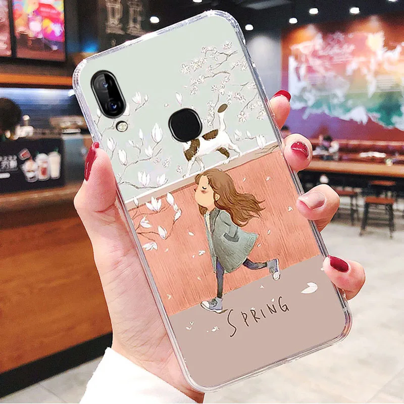 LEN1565D_1_JONSNOW Soft Case For Lenovo K5 Pro S5 Pro Painted Pudding Anti Skid Phone Cover for Lenovo A5 Capa Fundas