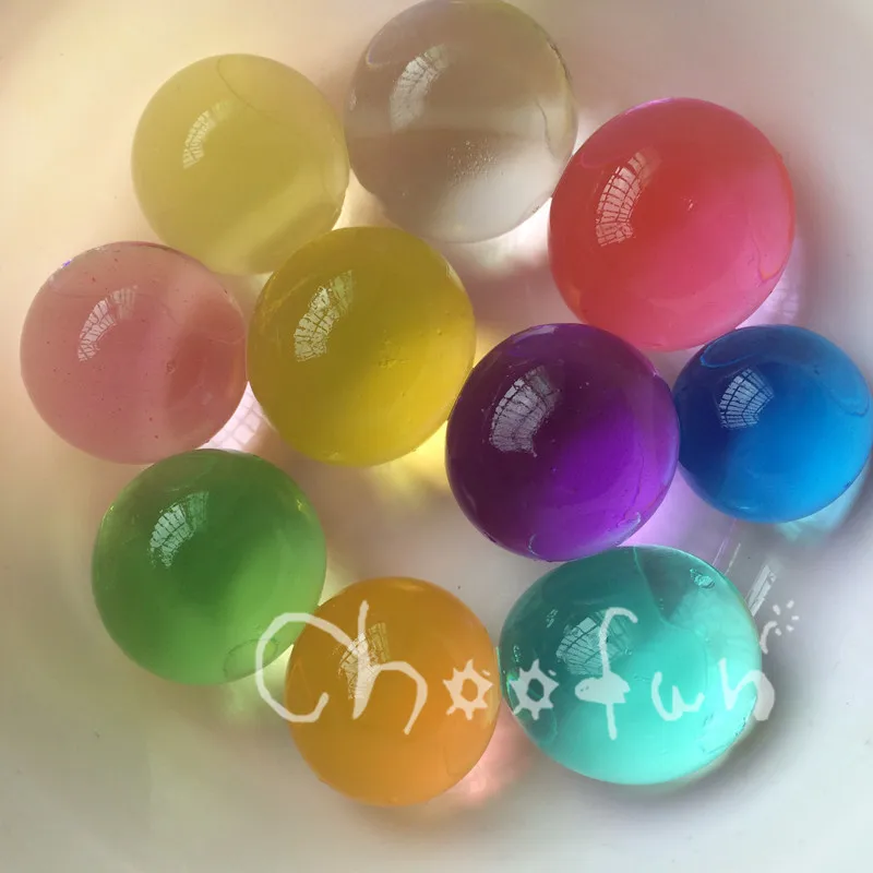 50 шт./лот шариковая форма 10-12 мм большие магические шарики для выращивания водяных шариков водные шарики для растений домашний декор SJ012 - Цвет: Многоцветный