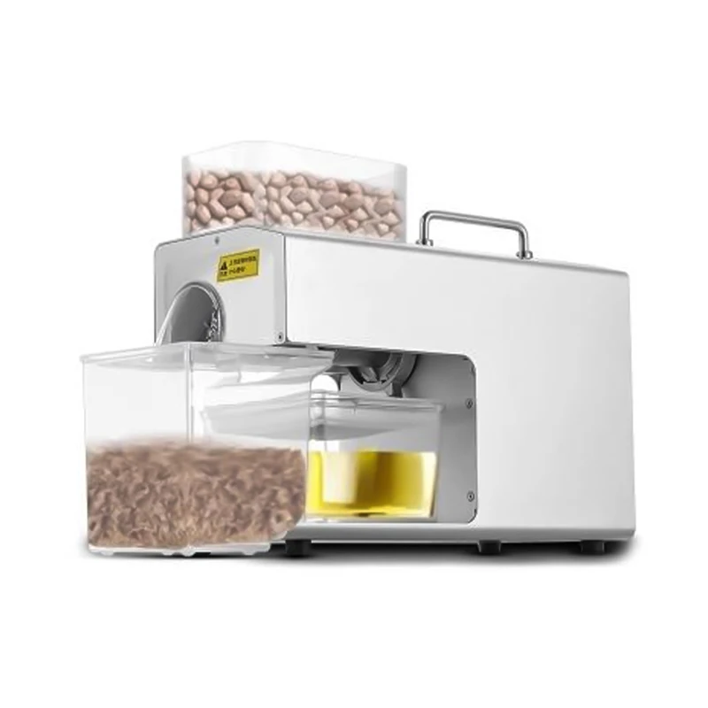 

Oil Presser Kitchen Appliances Stainless steel Oilpress Pinenut Cocoa Soy Bean Olive Household Oil Expeller extractor de aceite