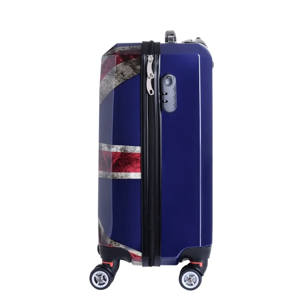 20 '' 24 Torx vintage bandera de inglaterra bolsas de equipaje trolley ruedas spinner equipaje de viaje del equipaje|bag paintbag - AliExpress