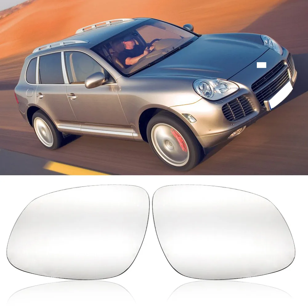 

CAPQX For Porsche Cayenne 2003 2004 2005 2006 Car Side Rear view Mirror Rearview Mirror Glass Reversing Lens