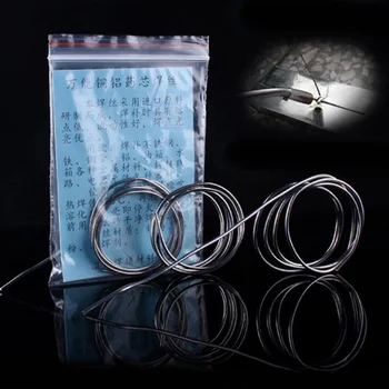 

1.5mm x 65CM/ 80CM Copper Aluminum Cored Wire Low Temperature Aluminium Welding Rod