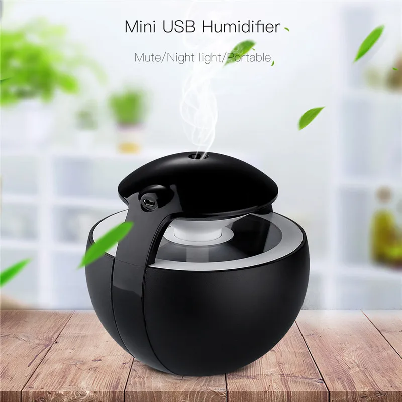 USB Mist 450ml Humidifier Portable Adjustable Mini Humidifier with 7
