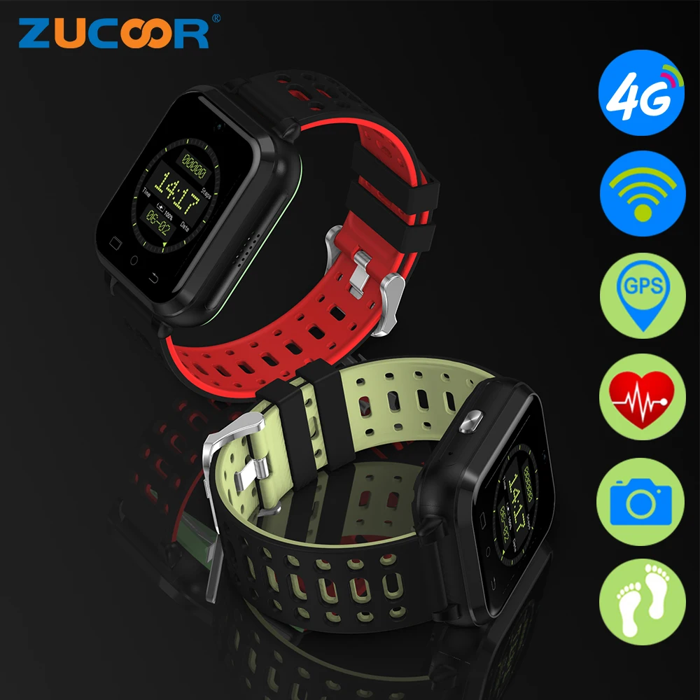 

ZUCOOR Smart Watch Smartphone With Camera GPS WiFi Calculator Alarm Clock Android Pulse Watches Phone Blood Pressure Wristwatch