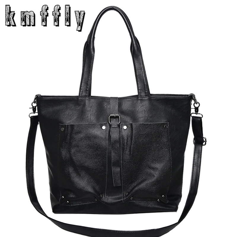 

2017 Large Double pocket Women Handbags Ladies Crossbody Bags For Women Shoulder Bags Female Big Tote Sac A Main Famous Brand