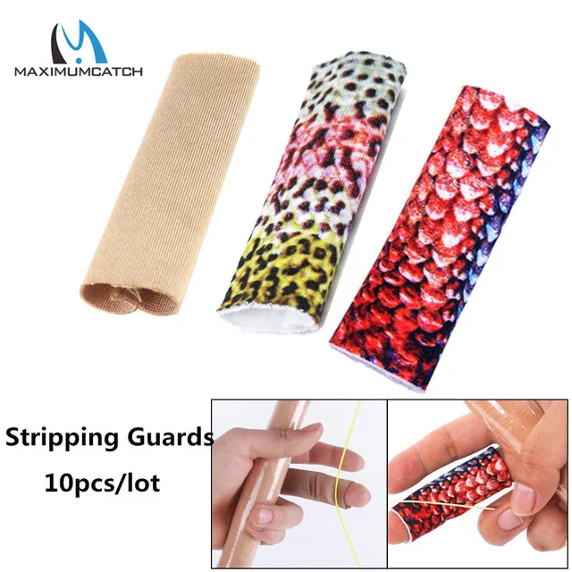 Maximumcatch 9pcs High Quality Fly Fishing Line Stripping Guards Fish