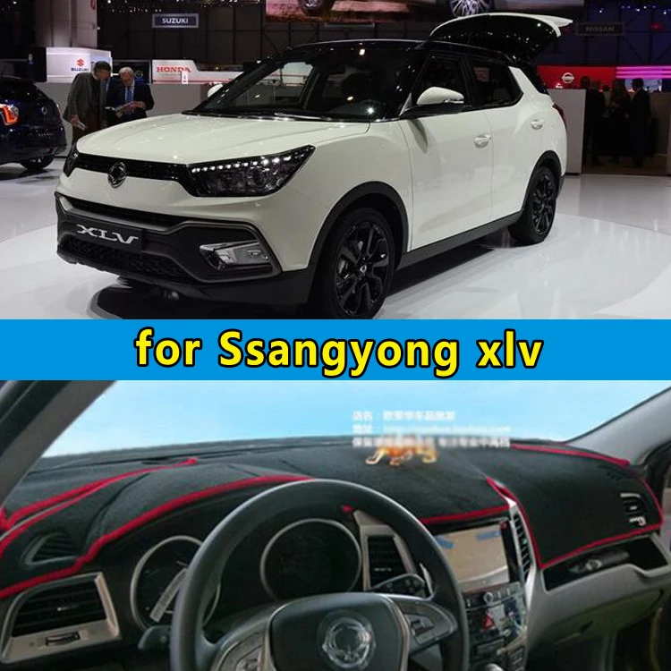 Dashmats автомобиль-Стайлинг Аксессуары Приборной Панели Крышка Для SsangYong XLV