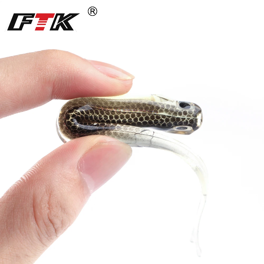 

Soft Worm Fishing Lure 4Pcs 5.3g 11.5cm Flexible Silicone Soft Bait Shad Worm Long Tail Swimming Lure Swimbait Bass Leader