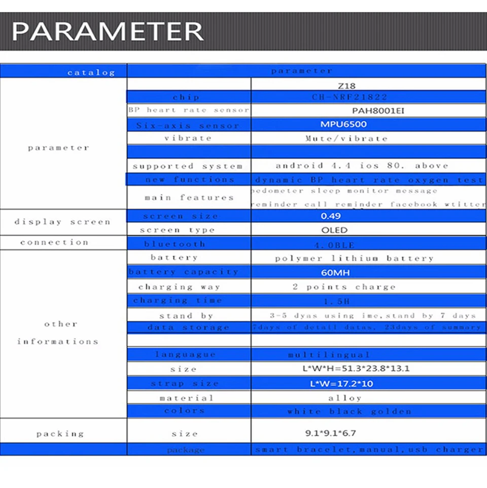 Z18 женские наручные часы 0 49 дюймов OLED металлический ремешок на запястье