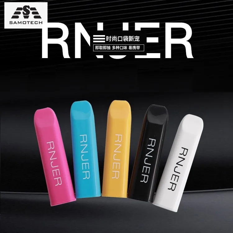 

10pcs RNJER Portable Fruits Flavor Pocket Disposable E-Cigarette 500 Puffs Disposable Hookah Vaporizer Pod Vape Pen Multiple